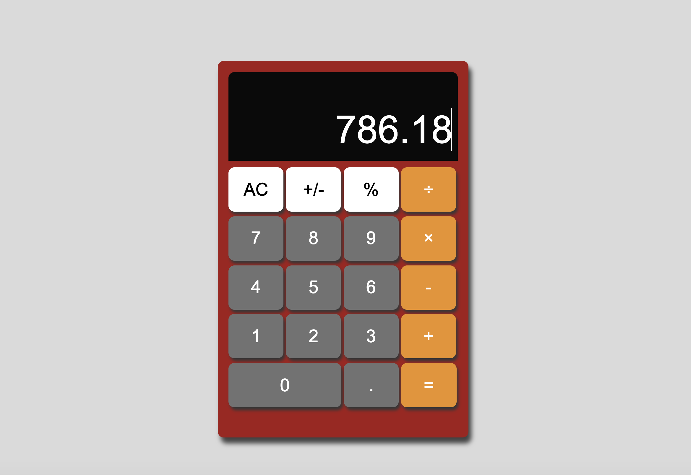 calculator screenshot